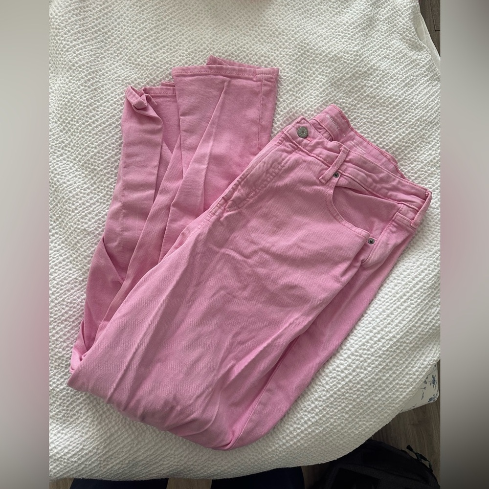 old navy sky hi wide leg jeans